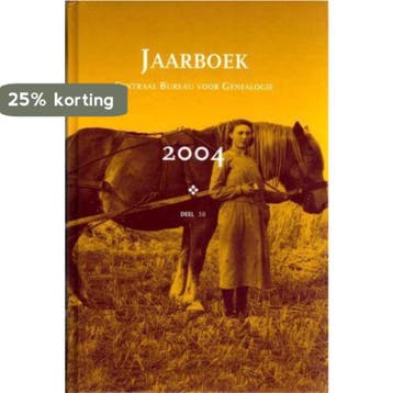 Jaarboek centraal bureau voor genealogie 2004 9789058020437, Verzenden, Zo goed als nieuw, ONDER