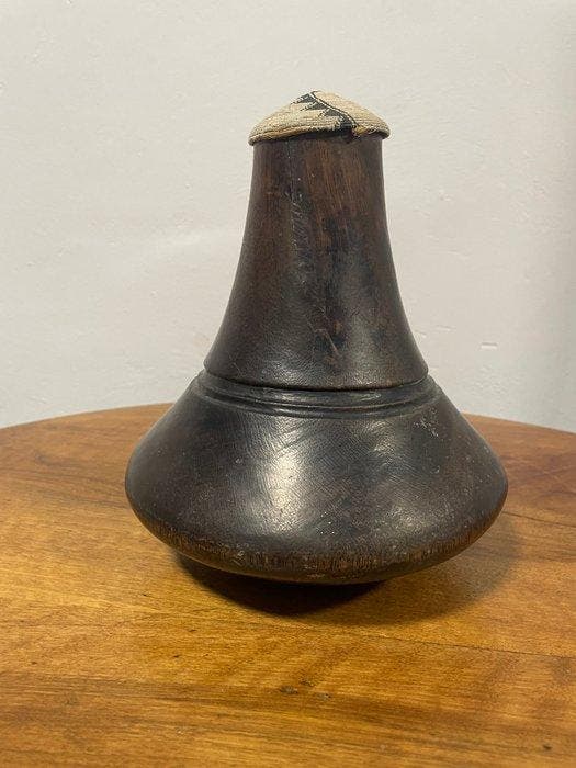 Pot (2) - Hout, Zilver, Antiek en Kunst, Kunst | Niet-Westerse kunst