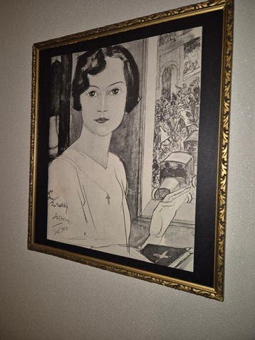 Jan Toorop (1858-1928) - Portret D.Jsna Zaratsky en Madonna