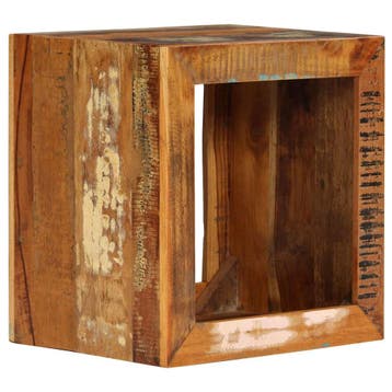 vidaXL Kruk 40x30x40 cm massief gerecycled hout, Huis en Inrichting, Verzenden, Nieuw