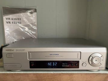 Philips VR620 HIFI STEREO VHS-speler met afstandsbediening
