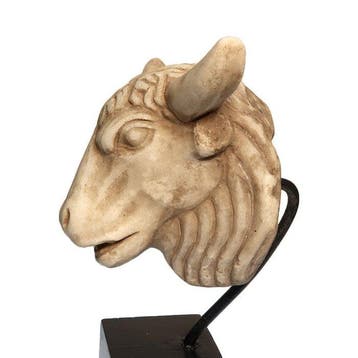 Oud-Romeins Marmer Hoofd van een stier