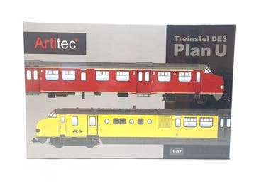 Artitec H0 - 20.355.01 - Rame automotrice (1) - Plan U 128, Nieuw
