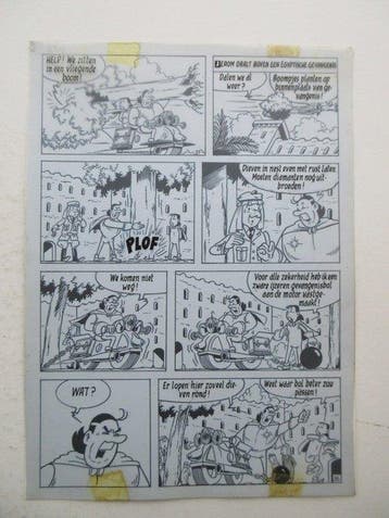 Jerom 16 - De diamantsmokkelaars met originele pagina (p.26), Boeken, Nieuw