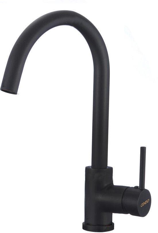 CENDO KK11RBC - Keukenkraan - Zwart Keurig RVS, Bricolage & Construction, Sanitaire, Envoi