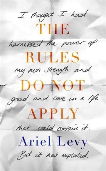 The Rules Do Not Apply 9780349005300 Ariel Levy, Verzenden, Ariel Levy