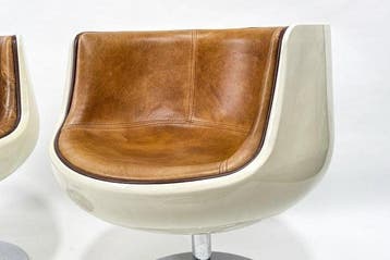 Kare Design - Stoel (2) - Leder, Plastic, Staal - Kare
