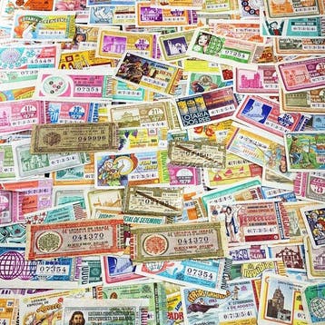Portugal. Vintage Portugal National Lottery Tickets Lot –