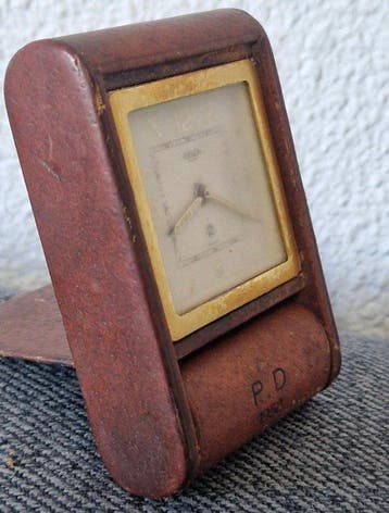 Bureauklok - Jaeger-LeCoultre - - Vachettaleer - 1950-1960