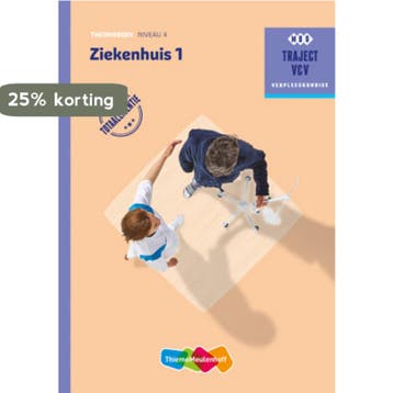 Traject Combipakket Ziekenhuis deel 1 niv 4 boek en, Boeken, Schoolboeken, Verzenden, Zo goed als nieuw, ThiemeMeulenhoff