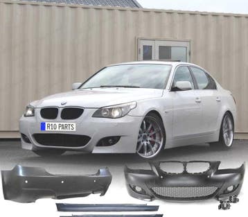 KIT CARROSSERIE BMW E60 03-07 LOOK M5 PDC SRA + ANTIBROUILLA, Verzenden