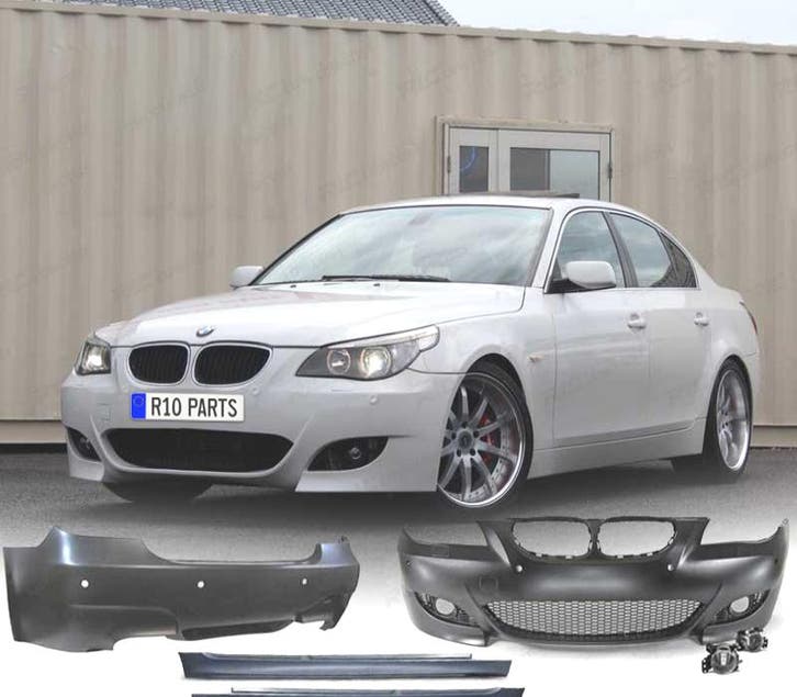 KIT CARROSSERIE BMW E60 03-07 LOOK M5 PDC SRA + ANTIBROUILLA, Autos : Pièces & Accessoires, Carrosserie & Tôlerie, Envoi