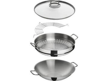 Veiling - Multifunctionele Wok WMF Macao 36 cm (4-delig), Huis en Inrichting, Gebruikt
