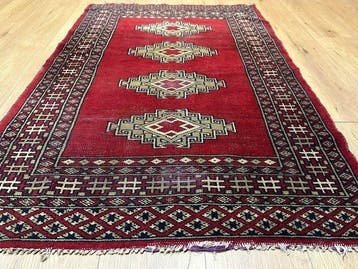 Tapis oriental Bukhara entièrement noué à la main –, Maison & Meubles