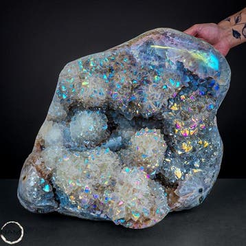Monumentale Angel Aura amethist-kwartsdruse uit Uruguay –, Verzamelen, Nieuw