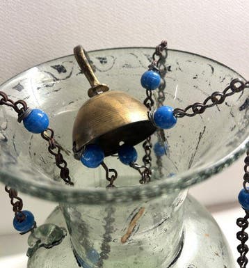 Moskeelampen in Mameluk-stijl - Glas, Messing, IJzer