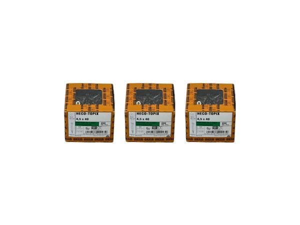 Veiling - HECO TOPIX RVS A2 Schroef Torx TX25 4.5×40 – 10, Bricolage & Construction, Quincaillerie & Fixations