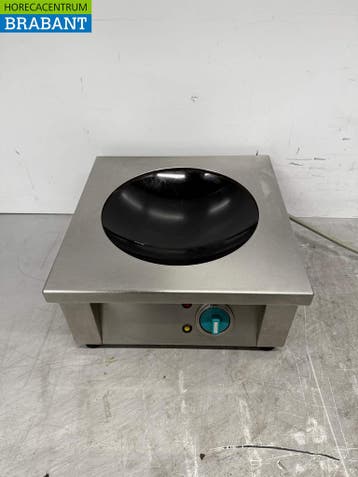 Acier inoxydable Bohner Induction Wok Plaque wok avec poêle, Verzenden
