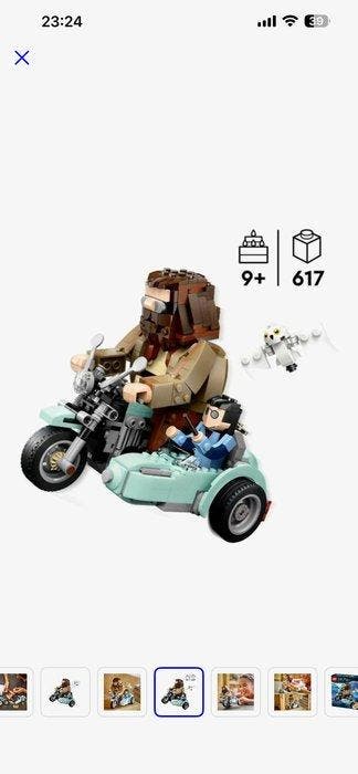 Lego Set - 76443 - Harry Potter - Hagrids & Harrys, Nieuw