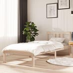 vidaXL Bedframe massief hout 75x190 cm, Huis en Inrichting, Slaapkamer | Bedden, Verzenden, Nieuw