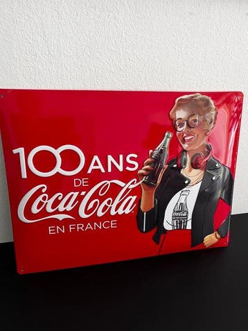 Coca-Cola – “100 ans de Coca-Cola en France” – groot reliëf