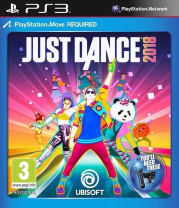 Just Dance 2018 (Playstation Move Only) (PS3 Games), Ophalen of Verzenden, Zo goed als nieuw