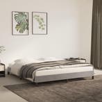 vidaXL Bedframe zonder matras 160x200 cm fluweel lichtgrijs, Maison & Meubles, Verzenden