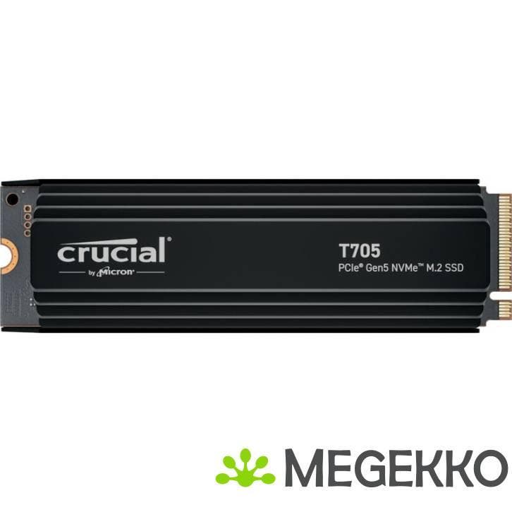 Crucial SSD T705 2TB Heatsink, Informatique & Logiciels, Disques durs, Envoi