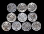Russie. Nicholas II. 10 Kopecks 10x 1913/1916 (Sans prix de