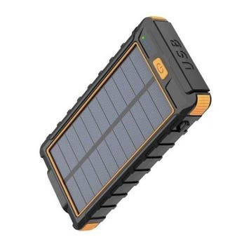 80.000mAh Solar Powerbank met 2 USB Poorten - Ingebouwde, Verzenden