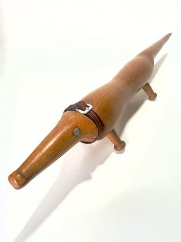 Ambachtelijke Houtdraaierij - Figuursnijwerk, Vintage houten