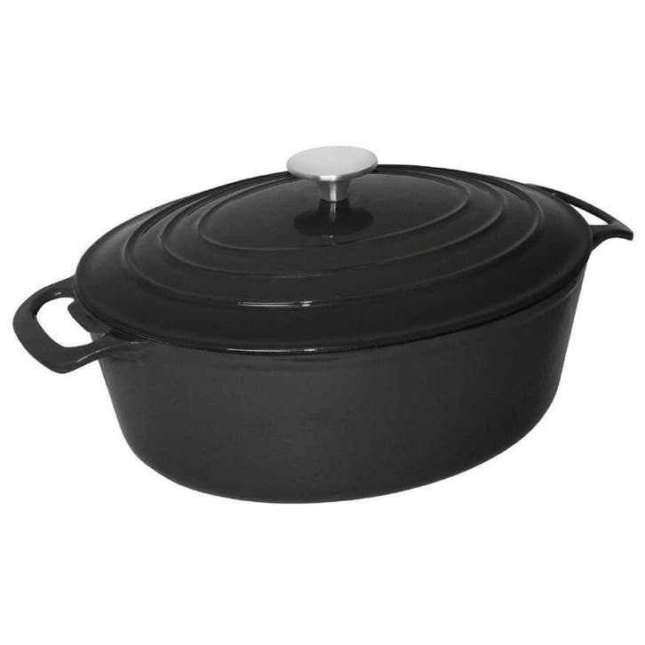 Braadpan | Gietijzer | 6L | Div. Warmtebronnen | Incl., Zakelijke goederen, Horeca | Keukenapparatuur, Nieuw in verpakking, Verzenden