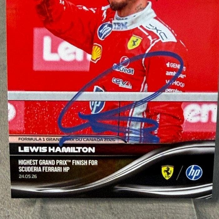 Ferrari - Topps Now - (032) Lewis Hamilton Highest grand, Verzamelen, Automerken, Motoren en Formule 1
