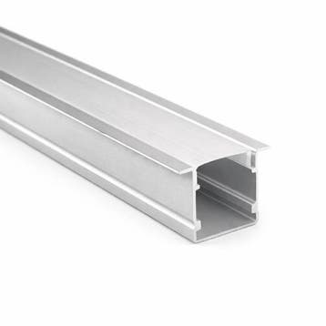 LED Strip Profiel Inbouw | 3 Meter uit één stuk | Zilver |, Verzenden, Nieuw