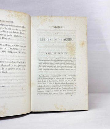 A. Balleydier - Histoire de la Guerre de Hongrie - 1853, Antiquités & Art