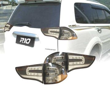 Feux Arrière Pour Mitsubishi Montero Sport 09 Led Noir, Verzenden