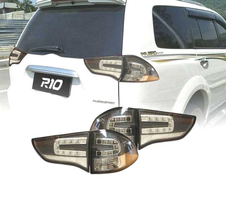 Feux Arrière Pour Mitsubishi Montero Sport 09 Led Noir, Auto-onderdelen, Verlichting, Verzenden