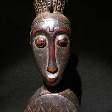 Baule Poulie. 25,5 cm de hauteur. - Baoulé