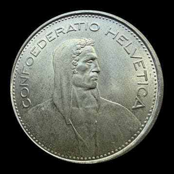 Zwitserland. 5 Francs 1966/1967 (Zonder minimumprijs)