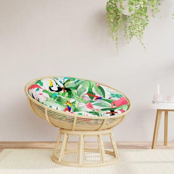 vidaXL Kussen rond Ø 100x11 cm oxford stof meerkleurig, Huis en Inrichting, Verzenden, Nieuw
