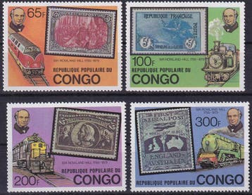 Congo - 1979 - Sir Rowland Hill - Postfris, Timbres & Monnaies, Verzenden