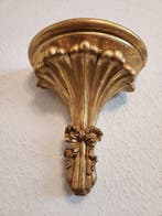 Wandrek - Hars, Hout - Antieke wandconsole - H: 32 cm