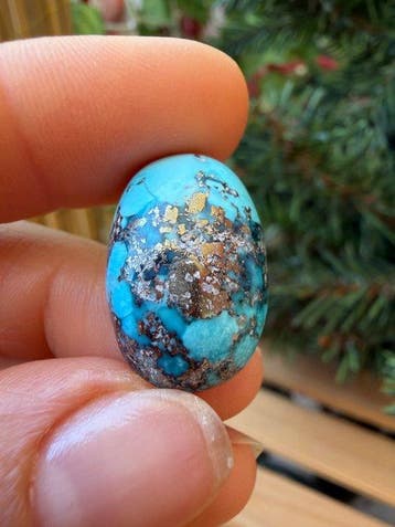 Turquoise Echt juweel! Topkleur Neishabour Turquoise 26,35