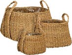 2dekans | Mica Decorations Plantenmand - Set van 3 - H25 x, Ophalen of Verzenden, Nieuw