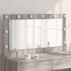vidaXL Make-up Spiegel Rechthoekig Grijs Sonoma 100 x 55 x, Huis en Inrichting, Verzenden, Nieuw
