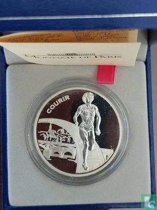 Frankrijk 1½ euro 2003 (PROOF) Athletics World Champions.., Timbres & Monnaies, Monnaies | Europe | Monnaies euro, Envoi