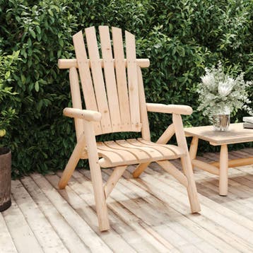 vidaXL Tuinstoel 68x86x103 cm massief vurenhout, Verzenden