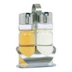 Menage | 2-delig | RVS/Glas | 190(h)mm EMGA, Verzenden