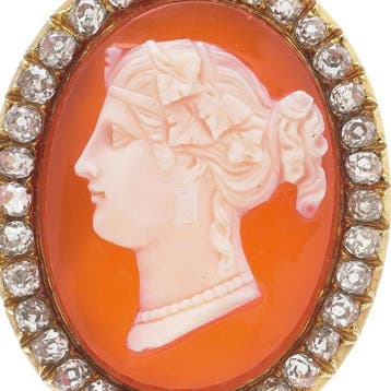 Broche - 18 karaat Geel goud - Victoriaanse 18k goud