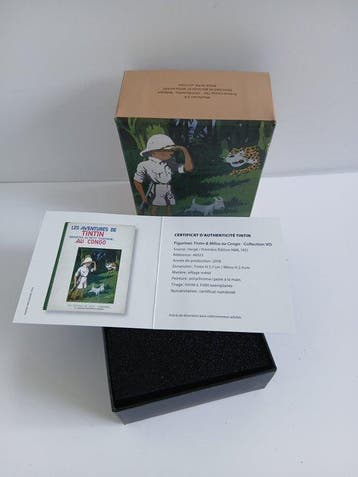 Figurine - Moulinsart 46523 - Tintin au Congo col. VO -, Nieuw